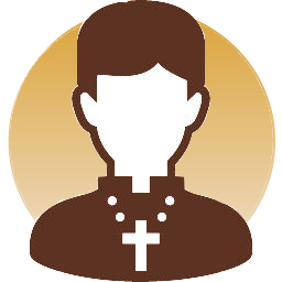アイコン2_神父_茶色_丸付