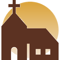 アイコン2_教会_茶色_丸付